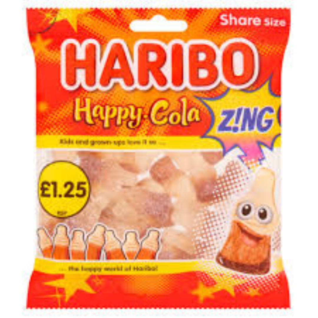 HARIBO HAPPY COLA ZING 140G